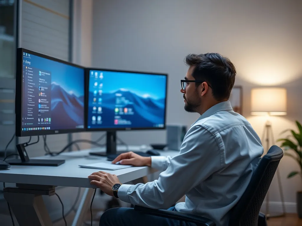 Skrivebord og ikoner